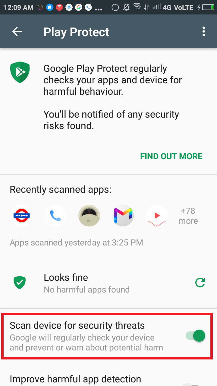 google play protect Funtus